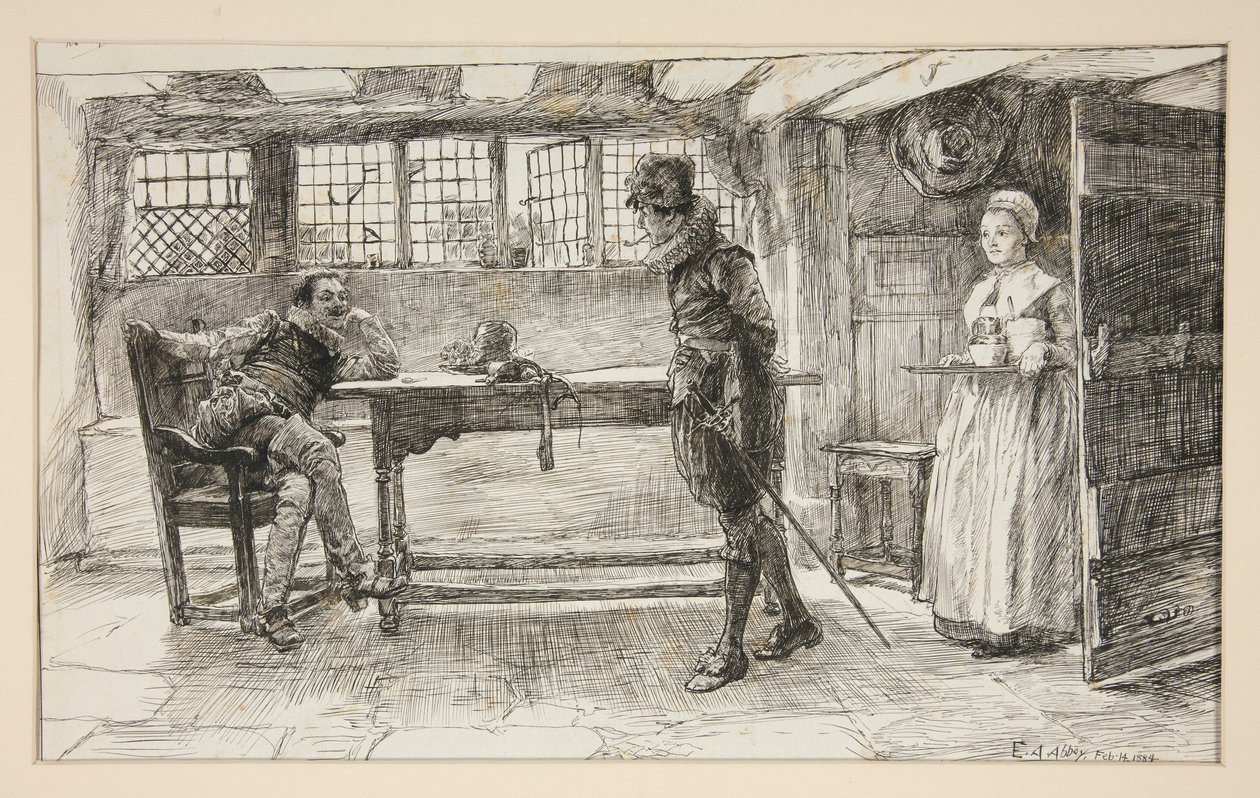 En uvelkommen gæst - af Edwin Austin Abbey