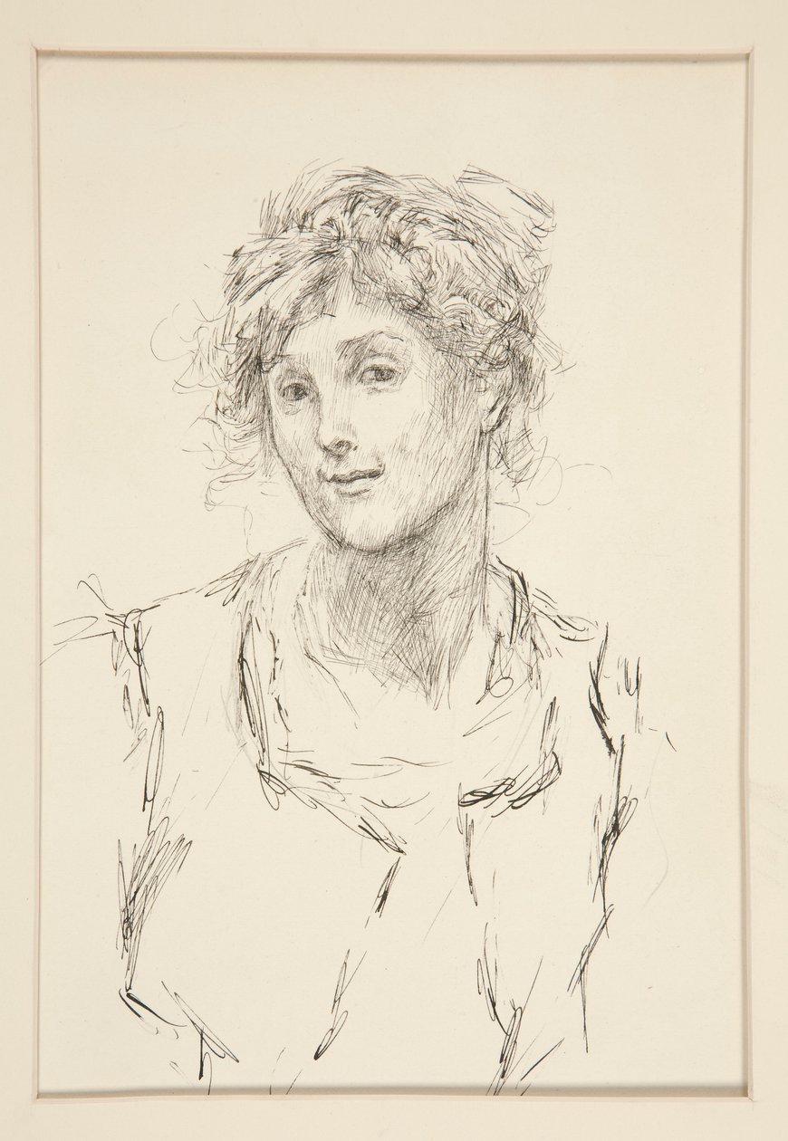 Audrey, illustration til akt V, Scene i, As You Like It af Edwin Austin Abbey
