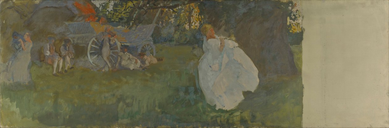 Kompositionsstudie af Edwin Austin Abbey