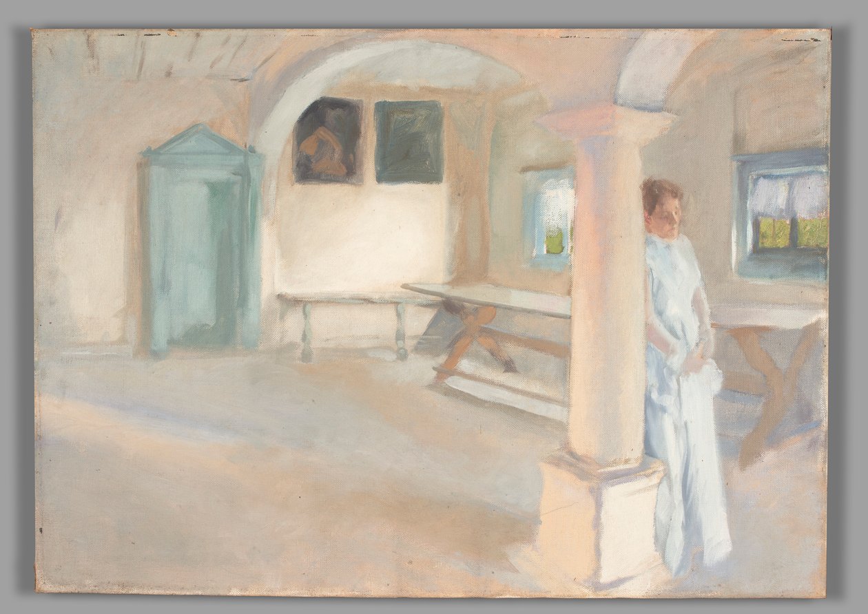 Kompositionsstudie, for en opmærksomhed af Edwin Austin Abbey