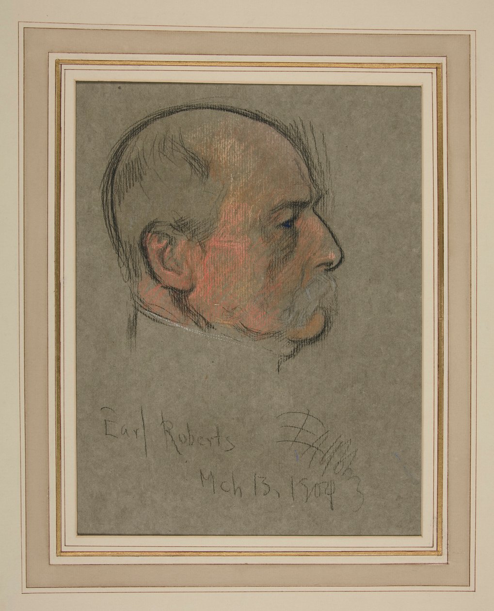 Kroning af Edward VII Portræt: Frederick Sleigh Roberts, Earl af Edwin Austin Abbey