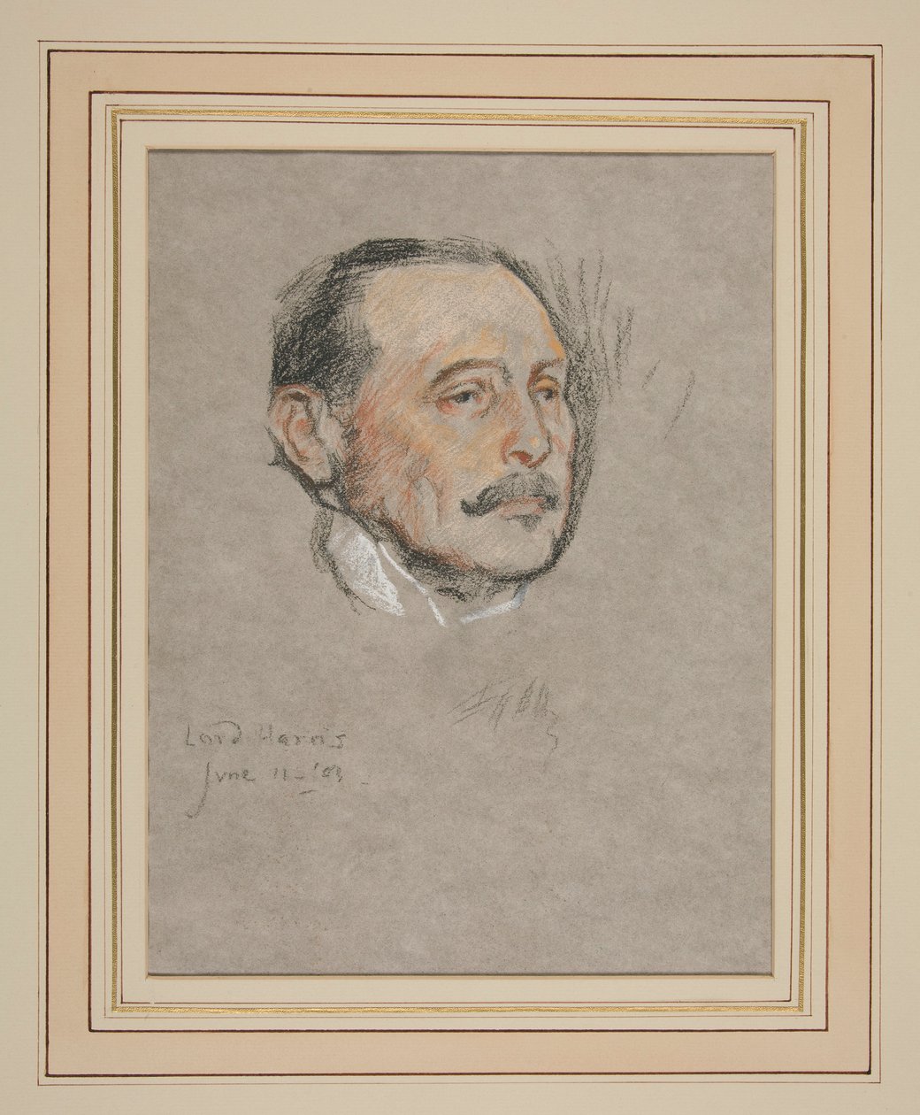 Kroning af Edward VII Portræt: George Canning Harris, Baron af Edwin Austin Abbey