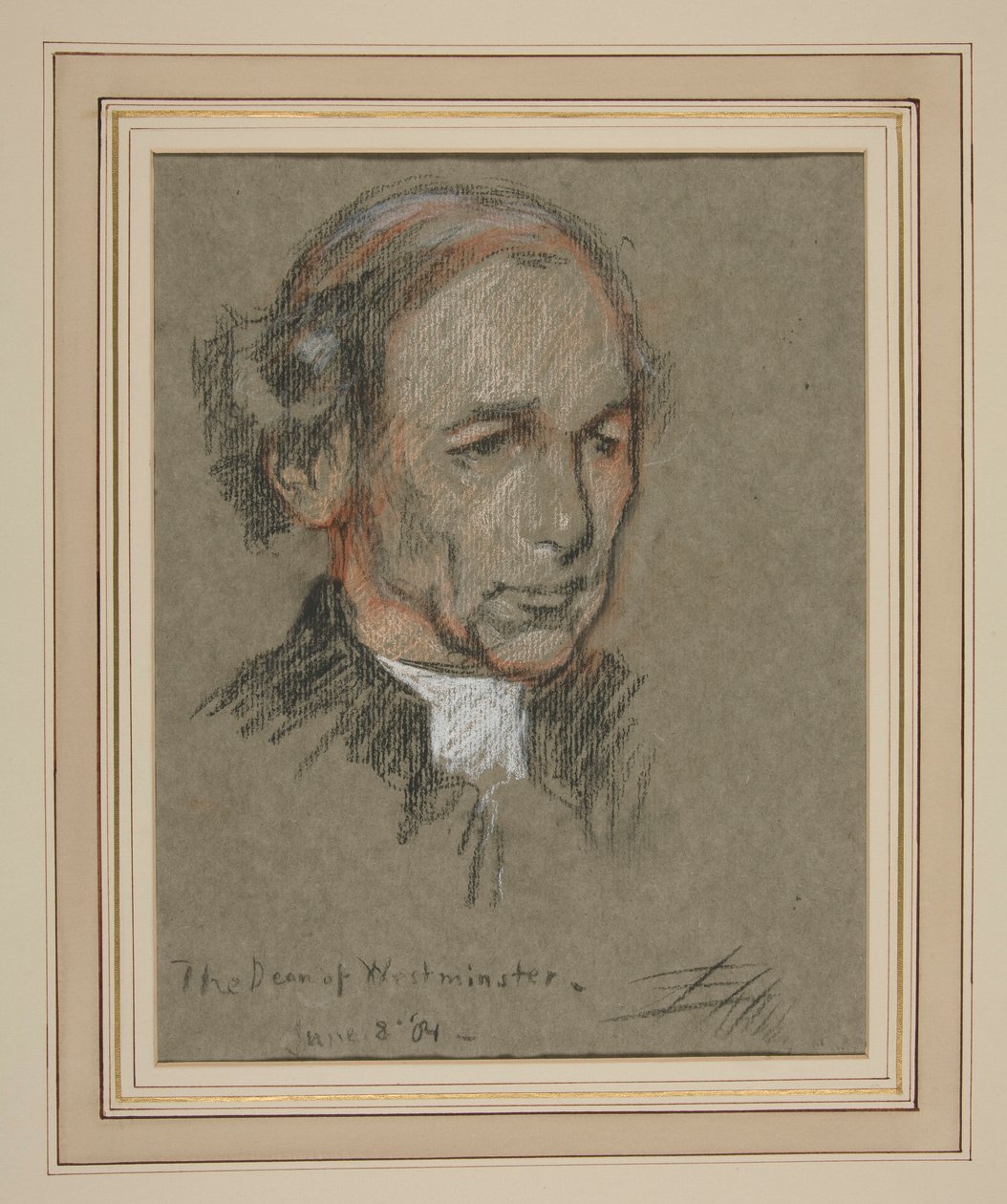 Kroning af Edward VII Portræt: Joseph Armitage Robinson, Canon af Edwin Austin Abbey