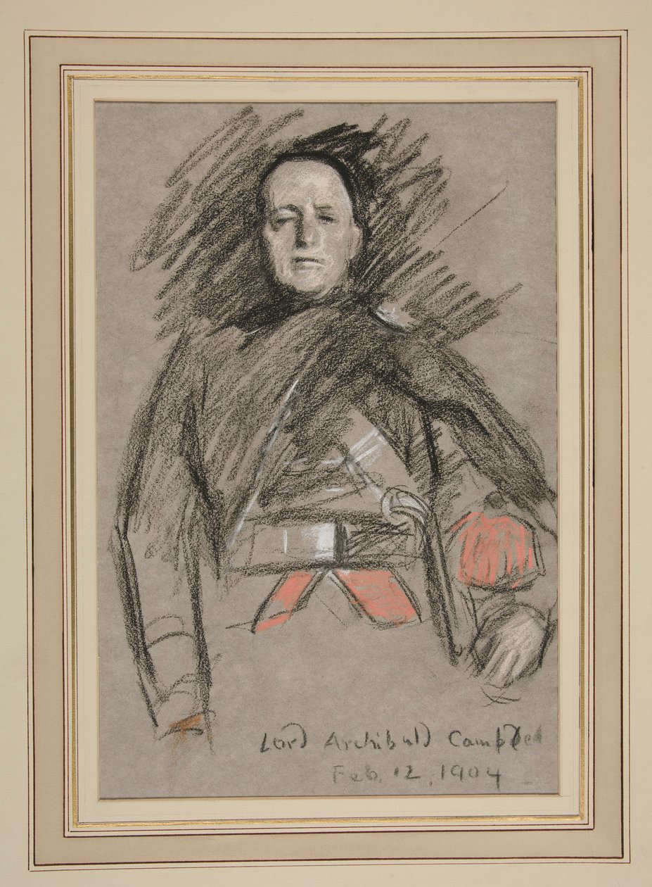 Kroning af Edward VII Portræt: Lord Archibald Campbell af Edwin Austin Abbey