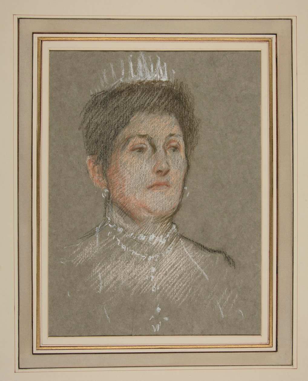Kroning af Edward VII Portræt: Prinsesse Beatrice af Battenberg af Edwin Austin Abbey