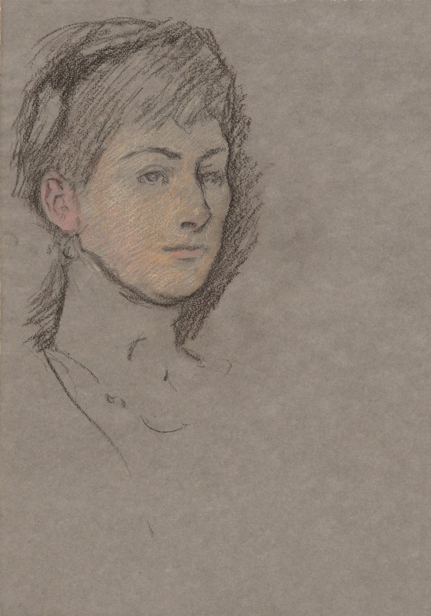 Kroning af Edward VII portræt(?) - uidentificeret sitter af Edwin Austin Abbey