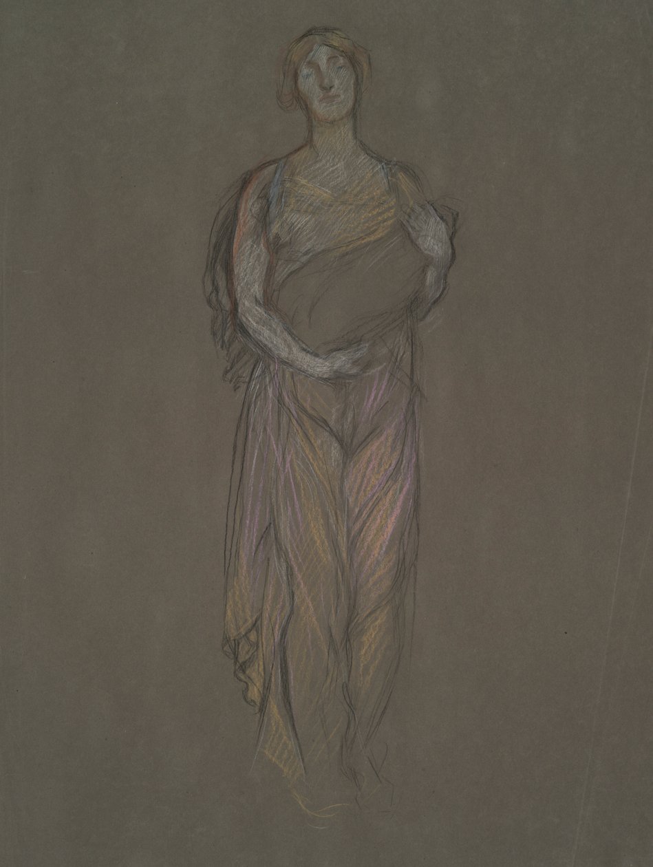 Tidlig undersøgelse for af Edwin Austin Abbey