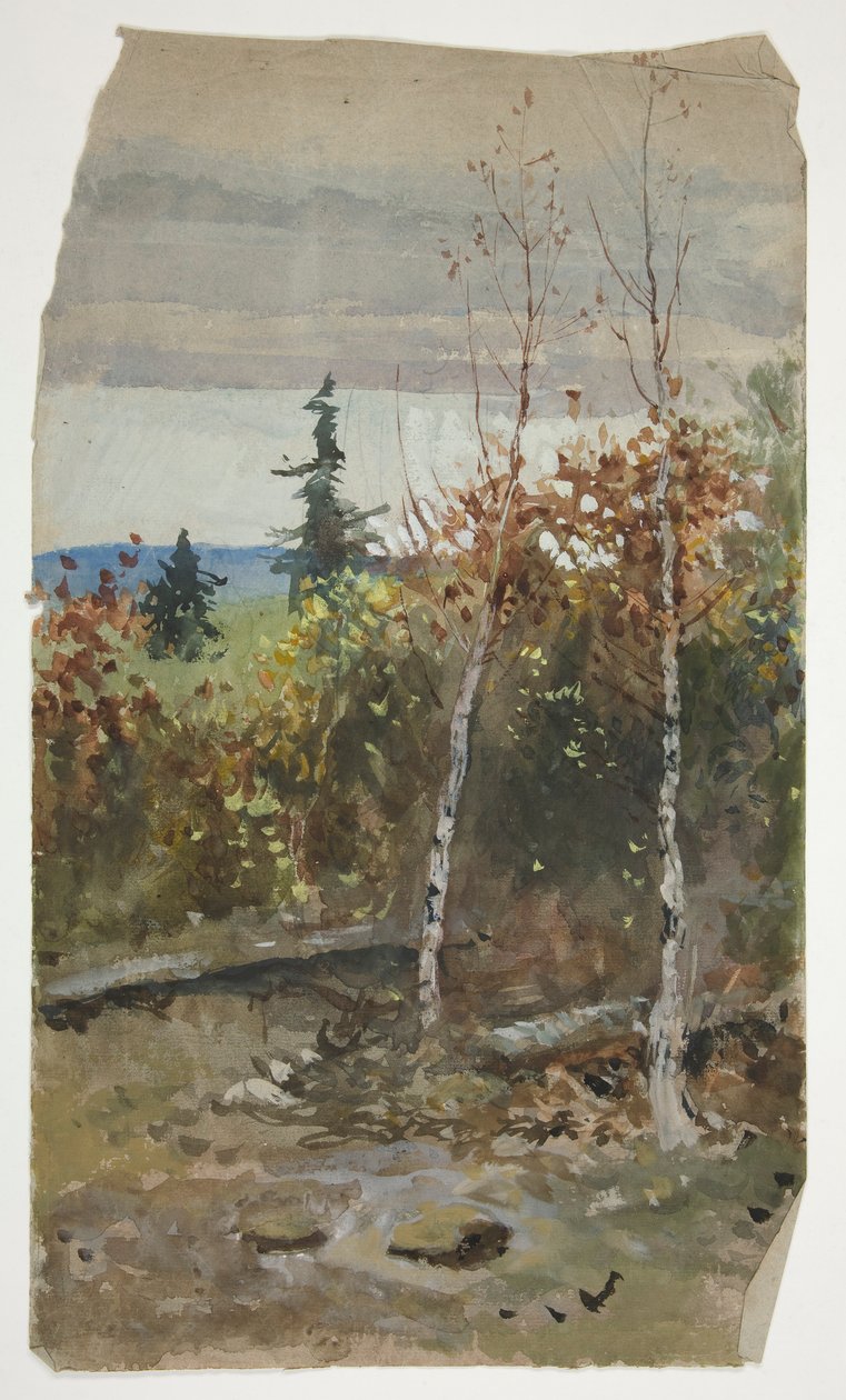 Efterårslandskab af Edwin Austin Abbey