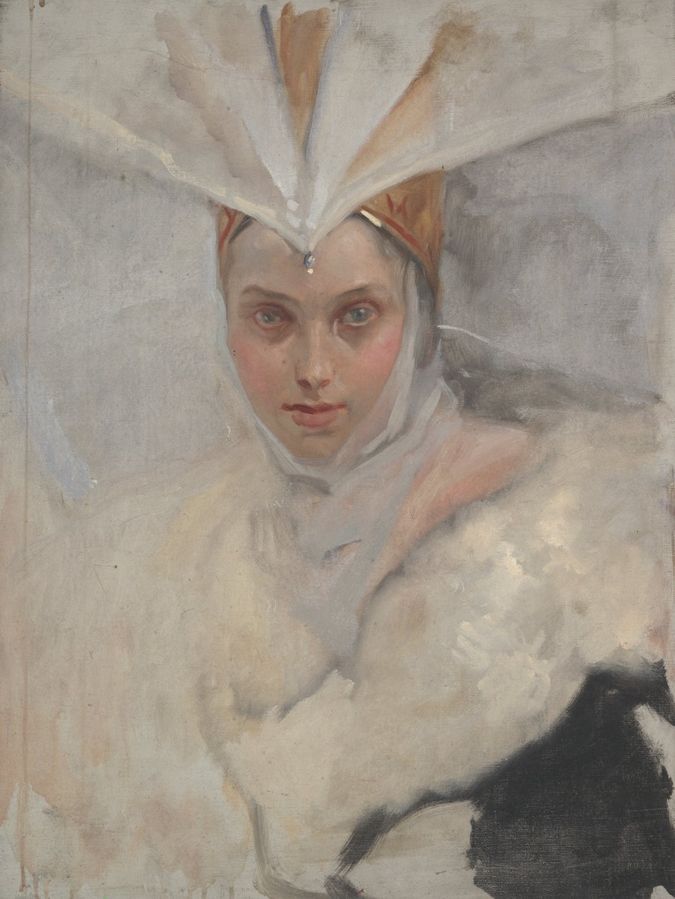 Figurstudie af Edwin Austin Abbey
