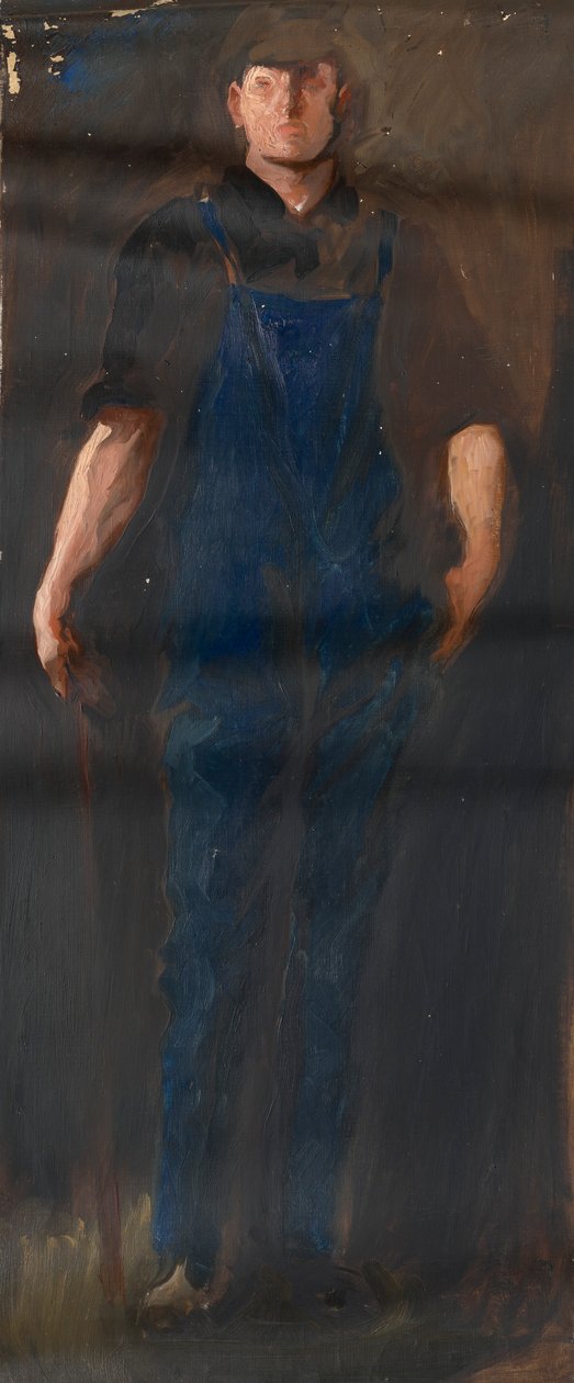 Figurstudie, for The Apotheosis of Pennsylvania, Repræsentanternes Hus, Pennsylvania State Capitol, Harrisburg af Edwin Austin Abbey