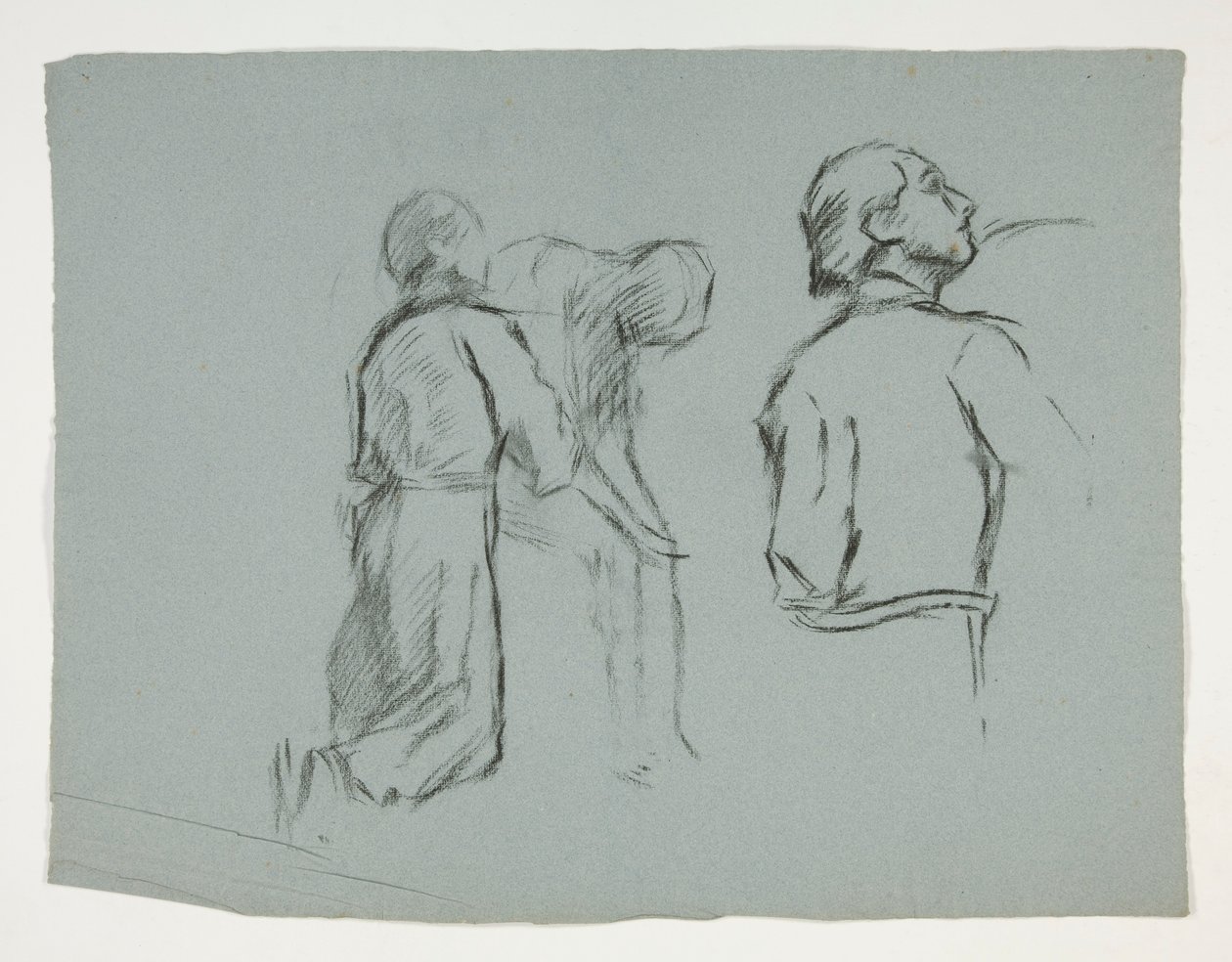 Figurstudier til ridderordenen af Sir Galahad, fra The Quest of the Holy Grail (en serie på femten malerier til Boston Public Library, afsluttet i 1901) af Edwin Austin Abbey