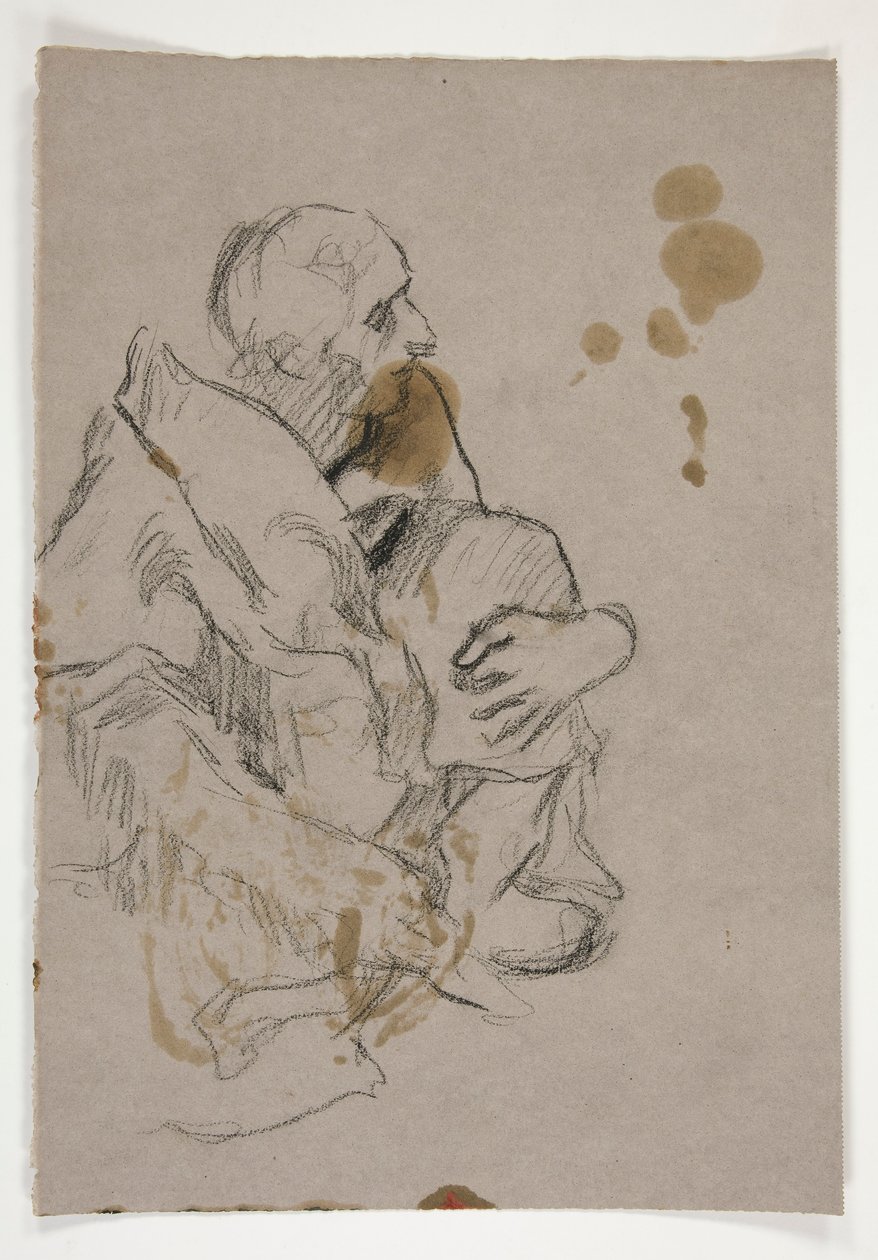 Figurstudie for af Edwin Austin Abbey