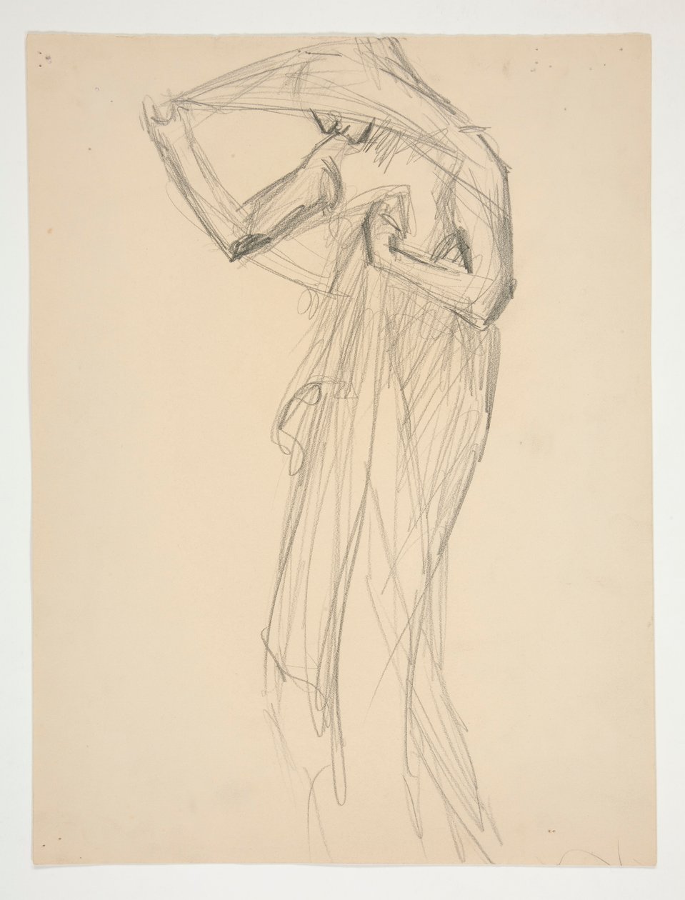 Figurstudie for af Edwin Austin Abbey