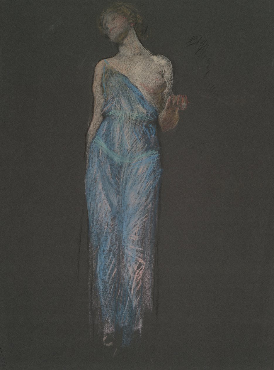 Figurstudie for af Edwin Austin Abbey