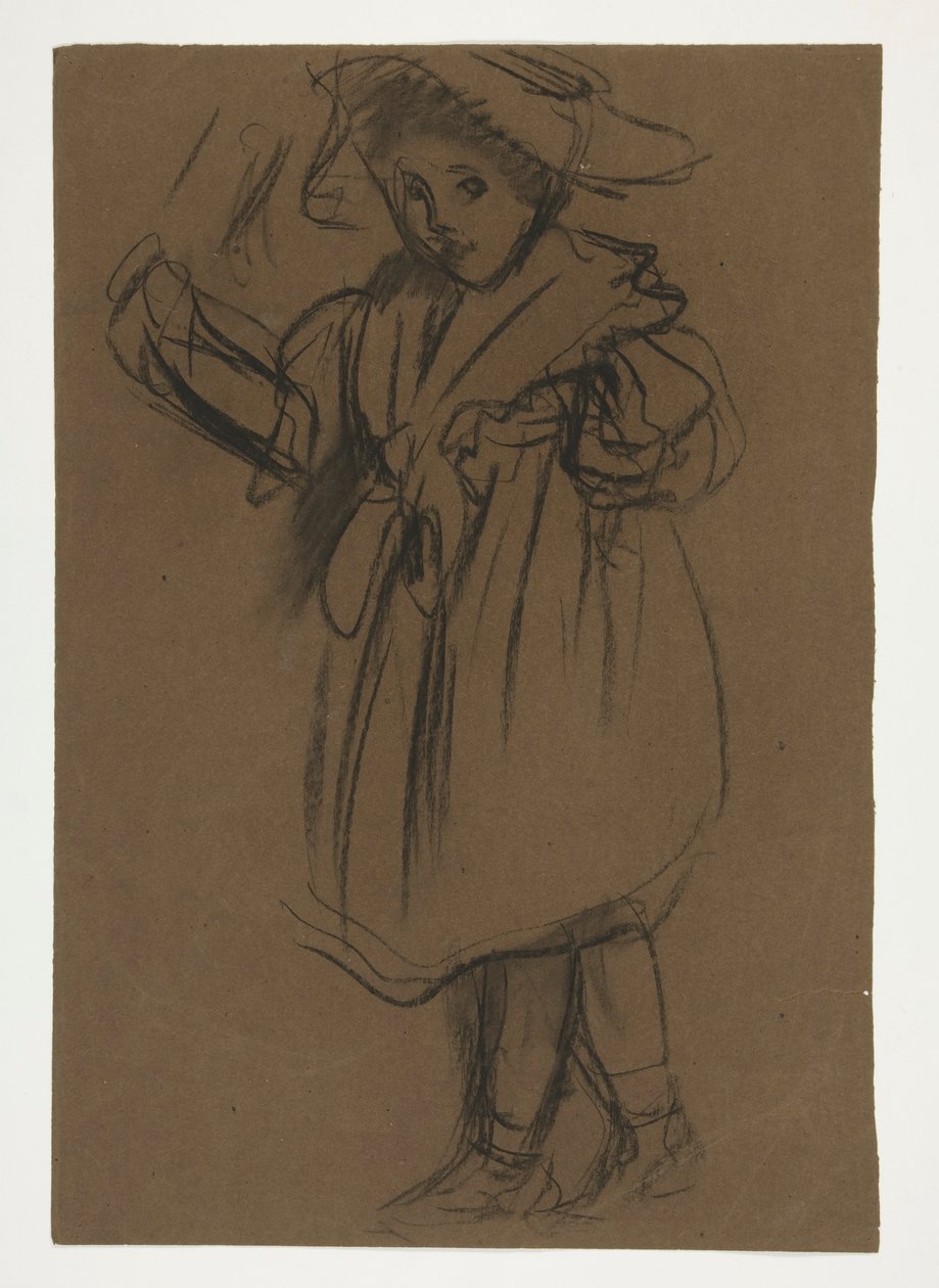 Figurstudie for af Edwin Austin Abbey