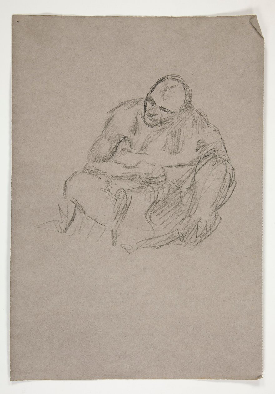 Figurstudie for af Edwin Austin Abbey