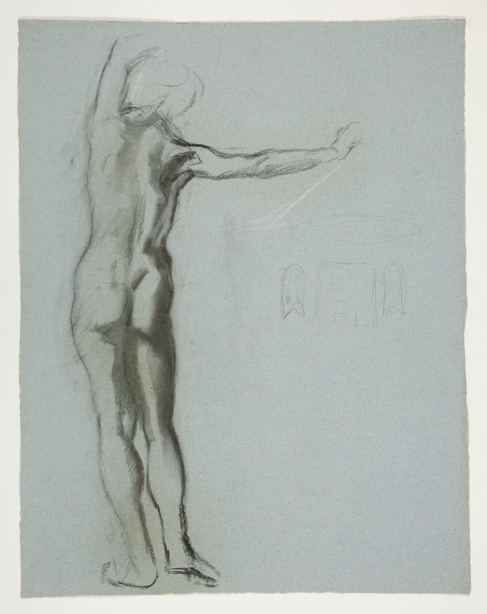 Figurstudie for af Edwin Austin Abbey