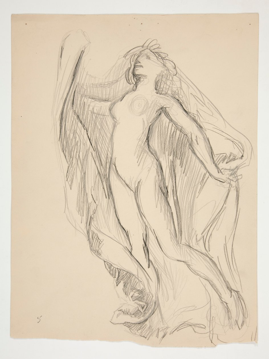 Figurstudie for af Edwin Austin Abbey