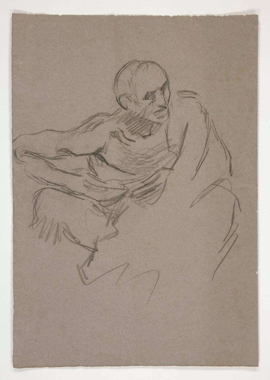 Figurstudie for af Edwin Austin Abbey