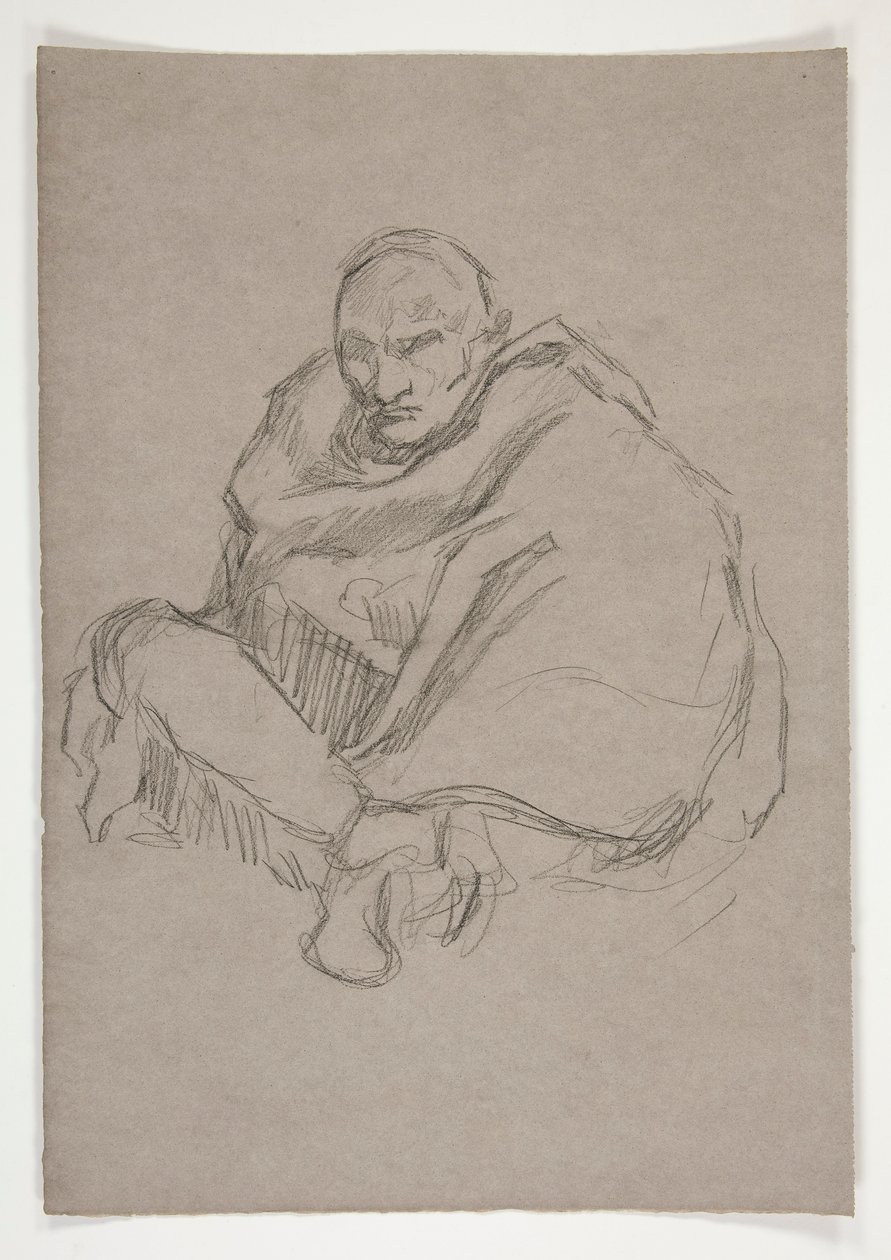 Figurstudie for af Edwin Austin Abbey