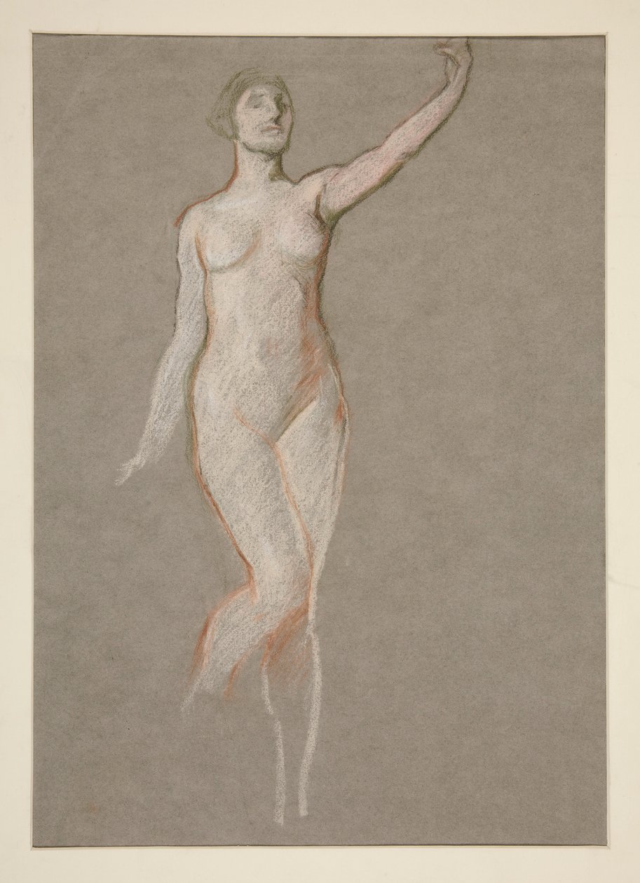 Figurstudie for af Edwin Austin Abbey