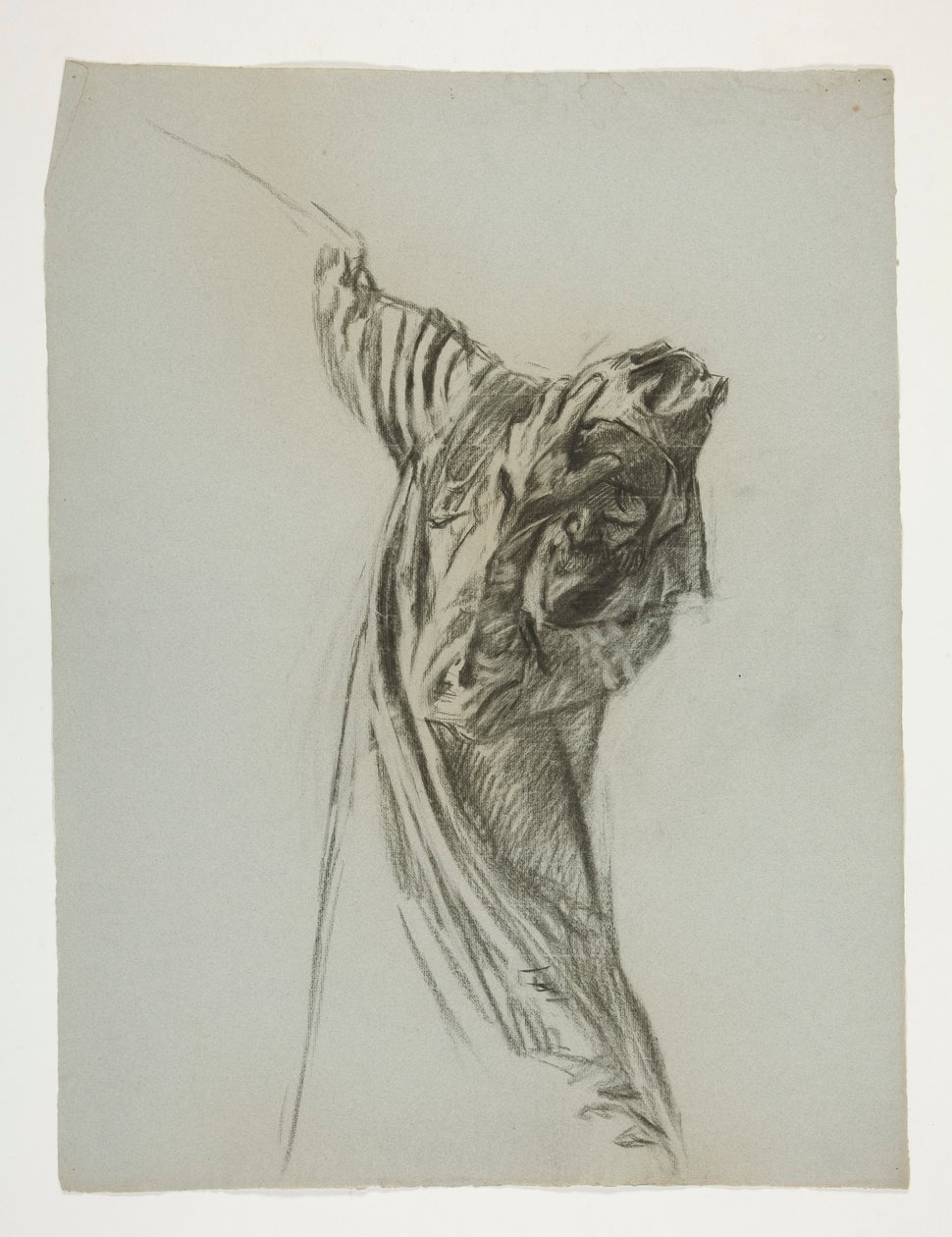 Figurstudie for kong Arthur af Edwin Austin Abbey