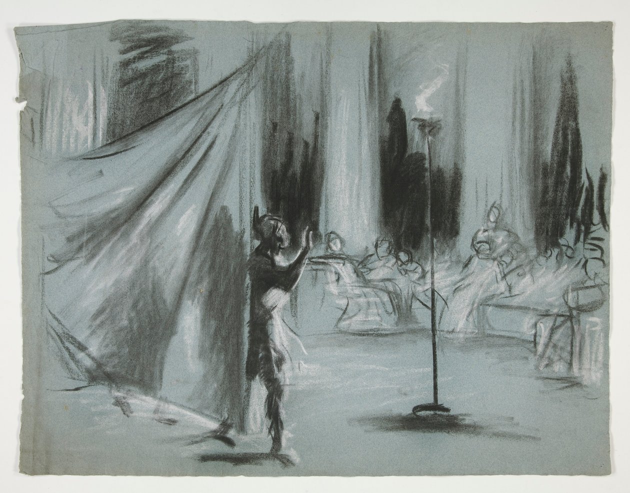 Figurer i en Sal af Edwin Austin Abbey