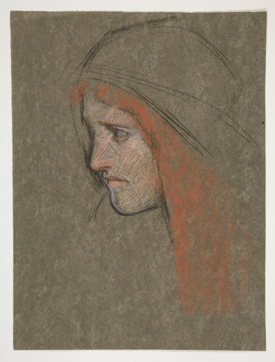 Head of Cordelia, fra Kong Lear af Edwin Austin Abbey
