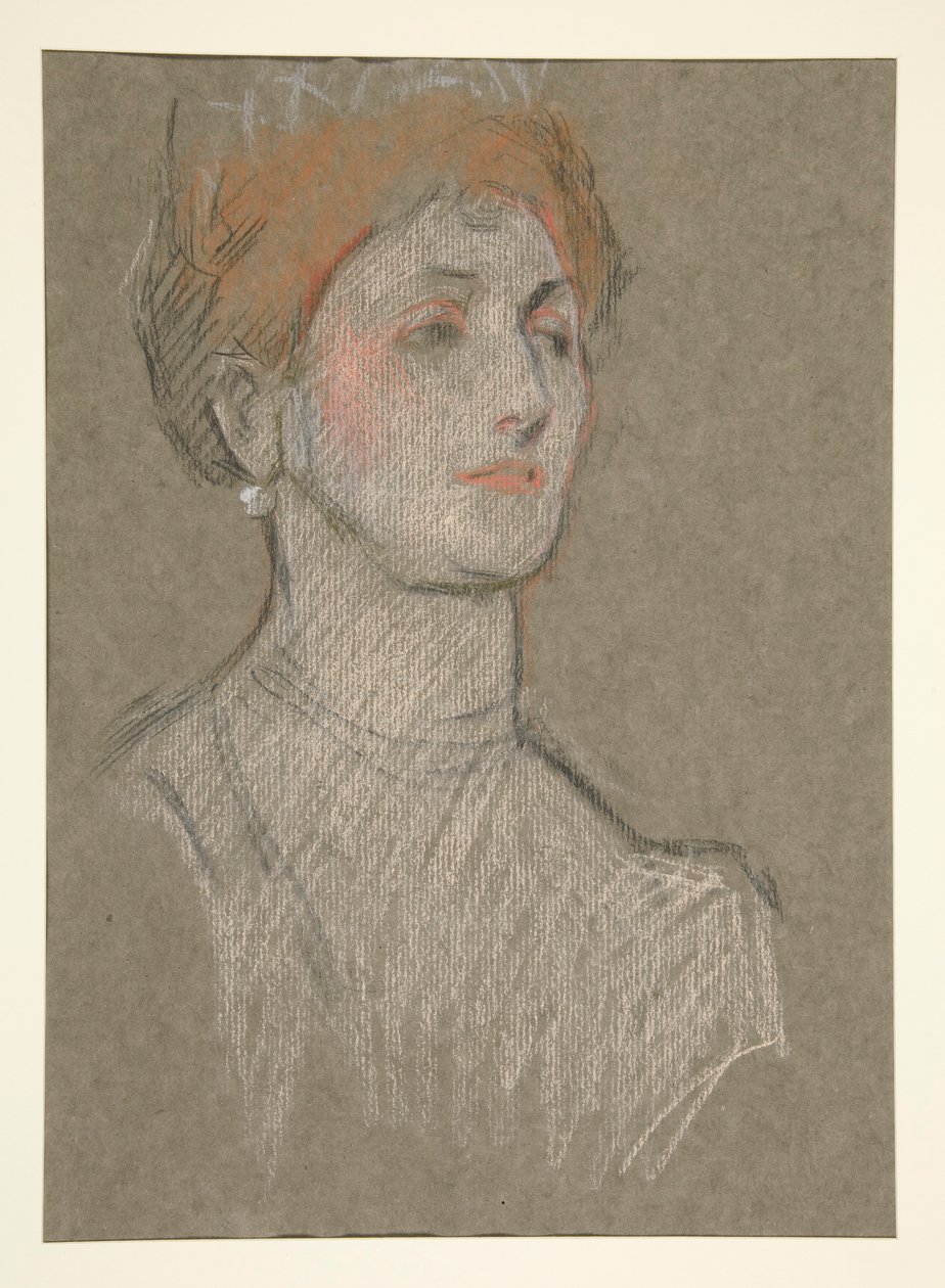 Kvindehoved, Kroning af Edward VII. af Edwin Austin Abbey