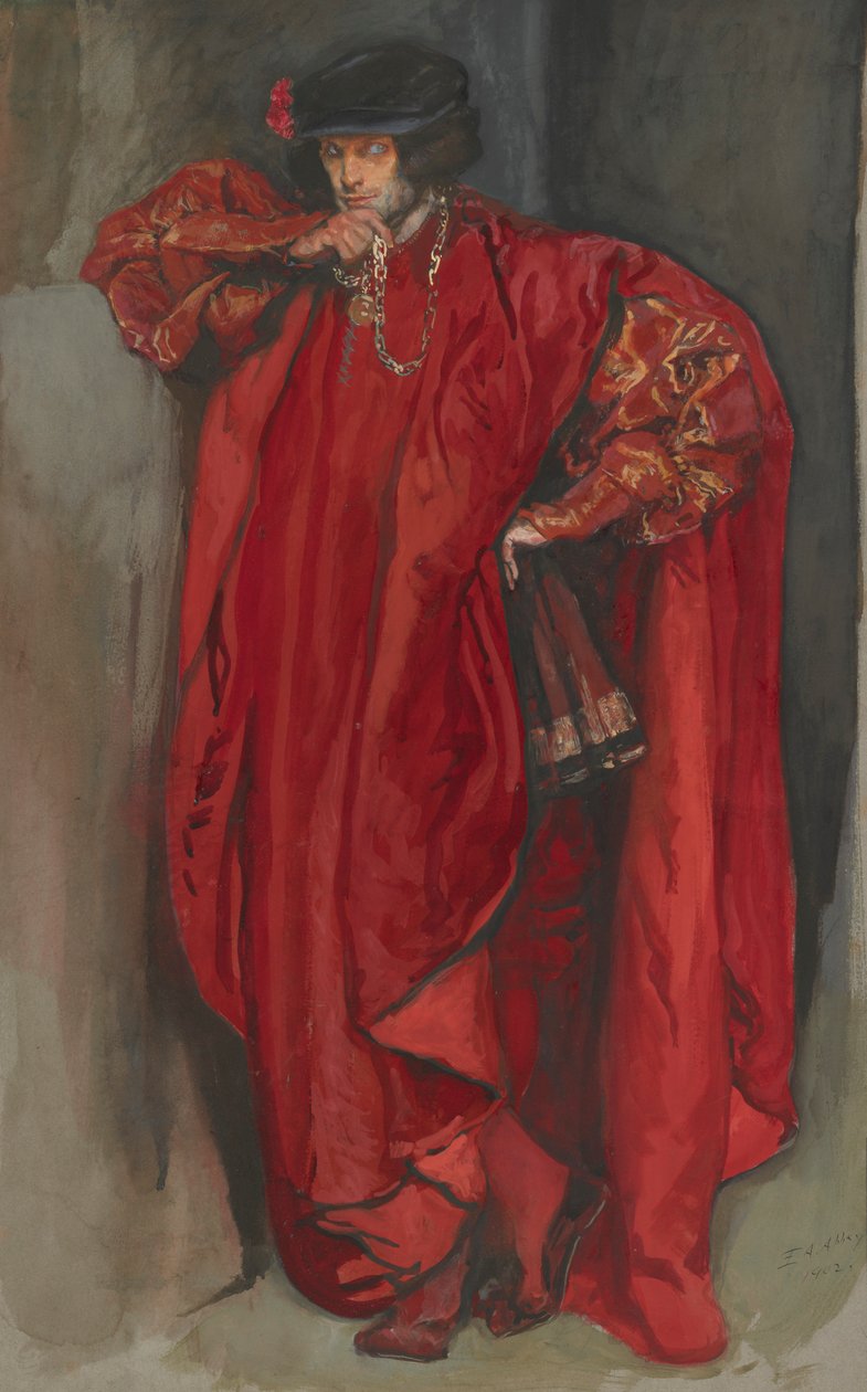Iago, fra Othello af Edwin Austin Abbey
