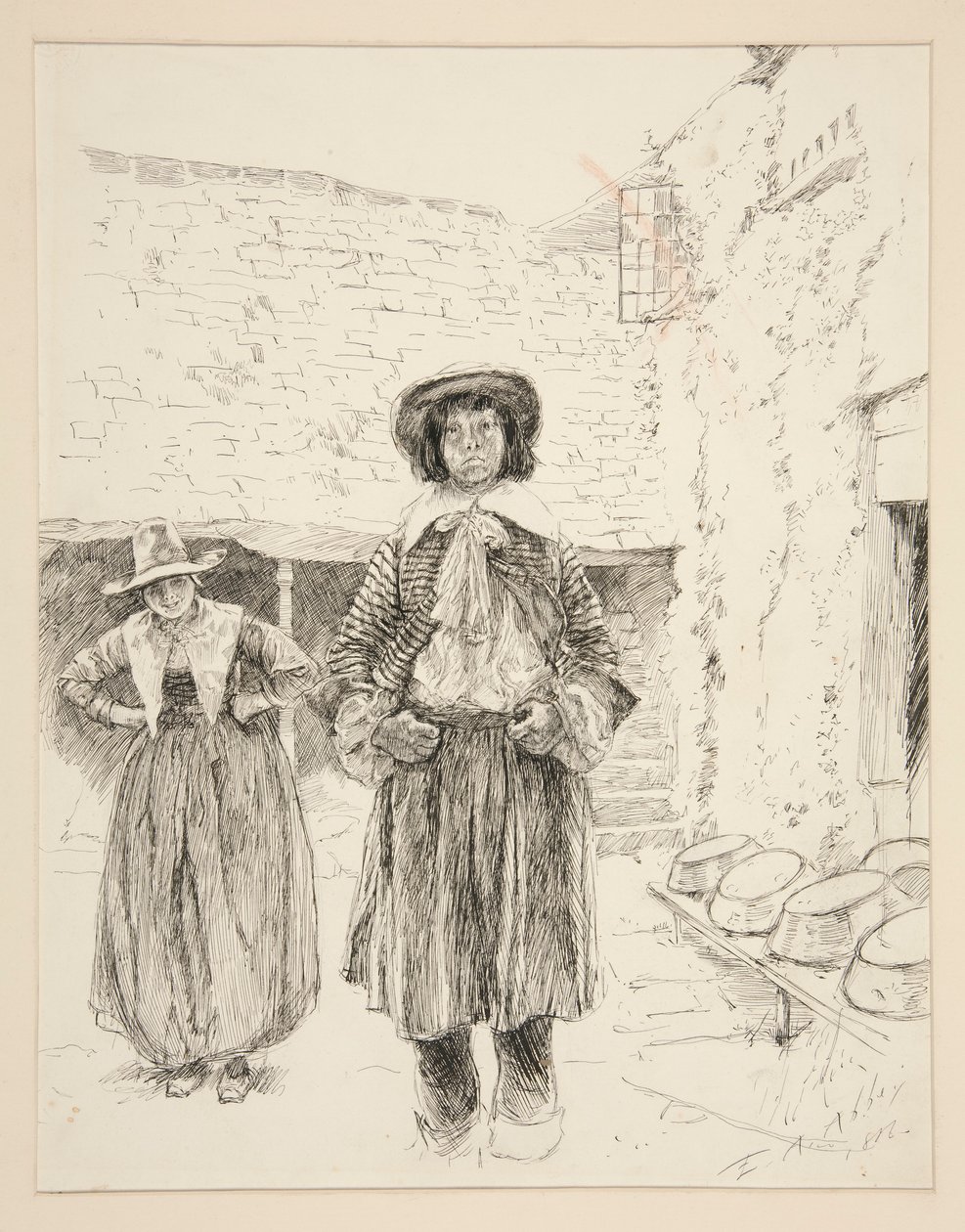 Illustration til af Edwin Austin Abbey