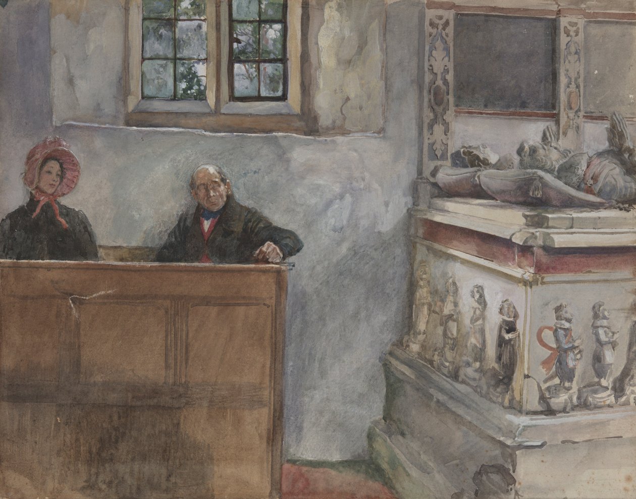 I Kirken af Edwin Austin Abbey