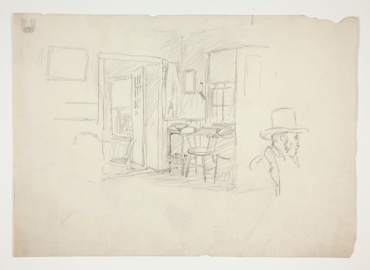 Interiørstudie af Edwin Austin Abbey