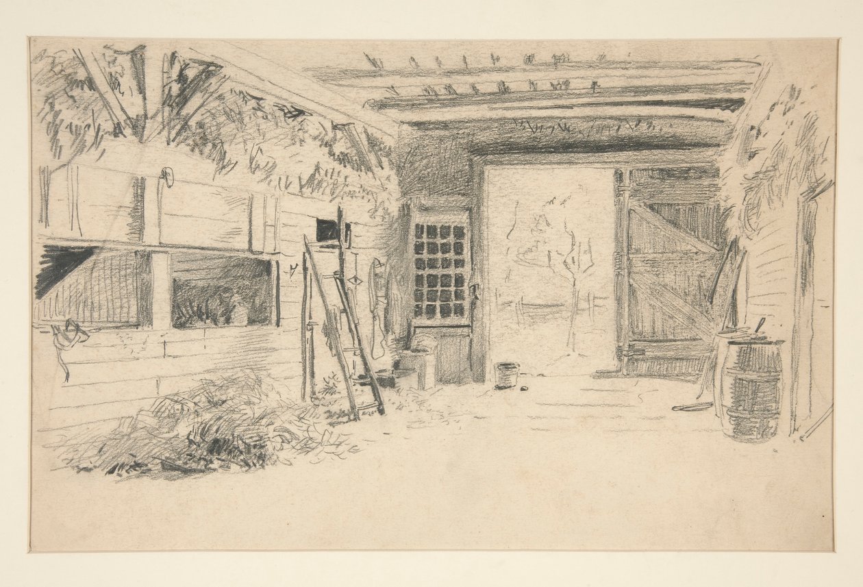 Interiørstudie af Edwin Austin Abbey