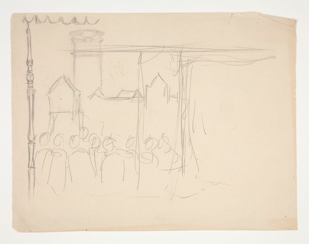 Isabella and the Duke (studie for .1108), fra Measure for Measure af Edwin Austin Abbey