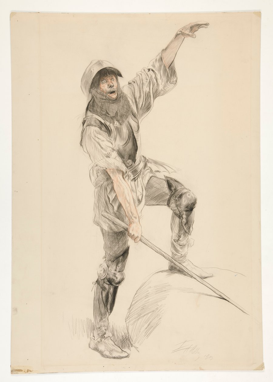 Jack Cade, Kong Henry VI, del II (IV.6) af Edwin Austin Abbey
