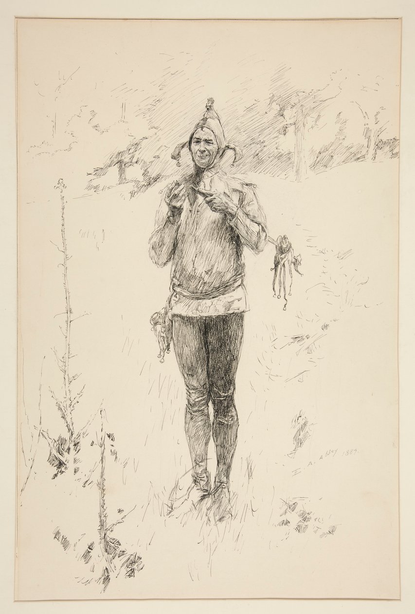 Jaques: af Edwin Austin Abbey