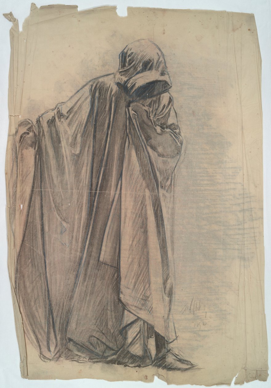 Josef af Arimathea, Figurstudie for af Edwin Austin Abbey