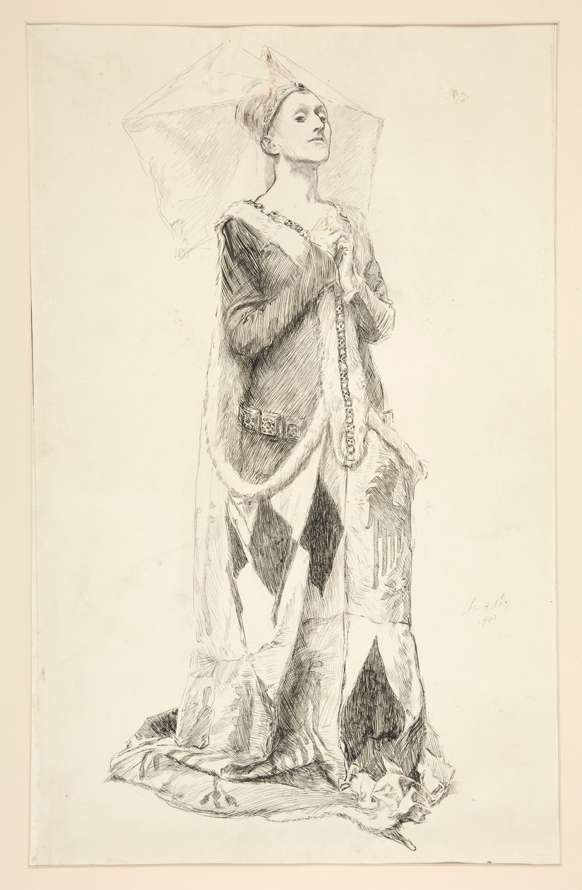Lady Anne Nevill, fra kong Richard III af Edwin Austin Abbey