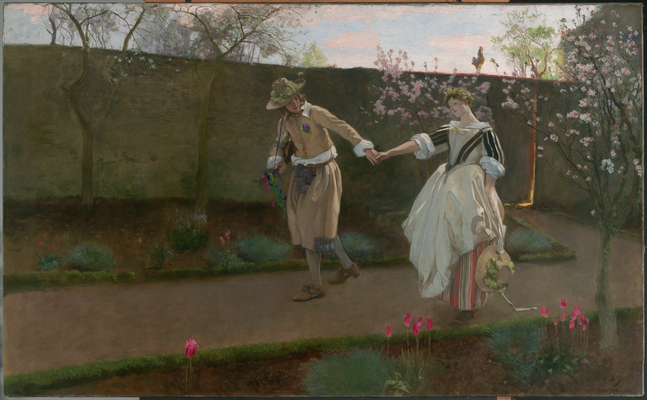 1. maj Morgen af Edwin Austin Abbey