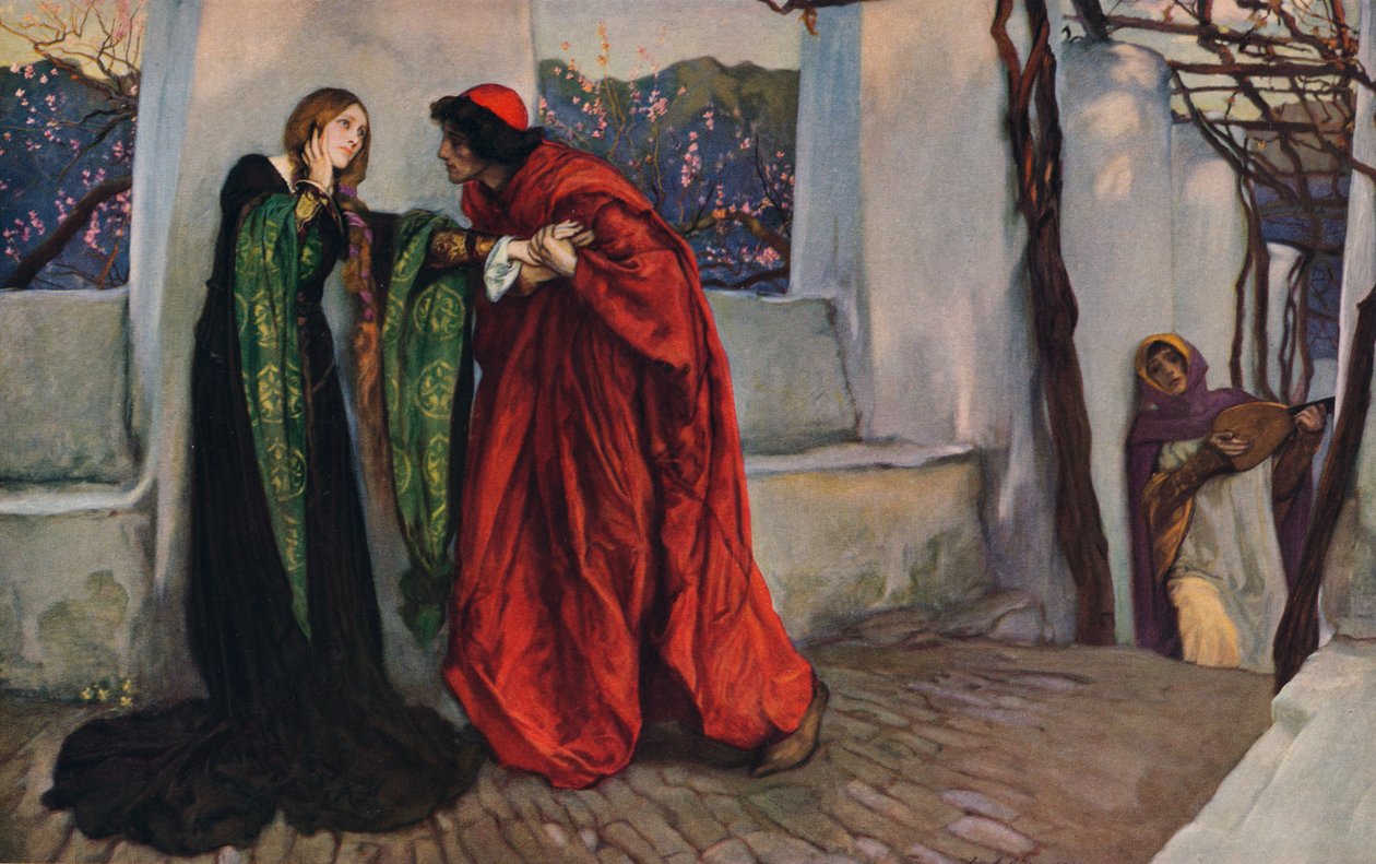 O Mistress Mine, hvor strejfer du, 1899 c1940 af Edwin Austin Abbey