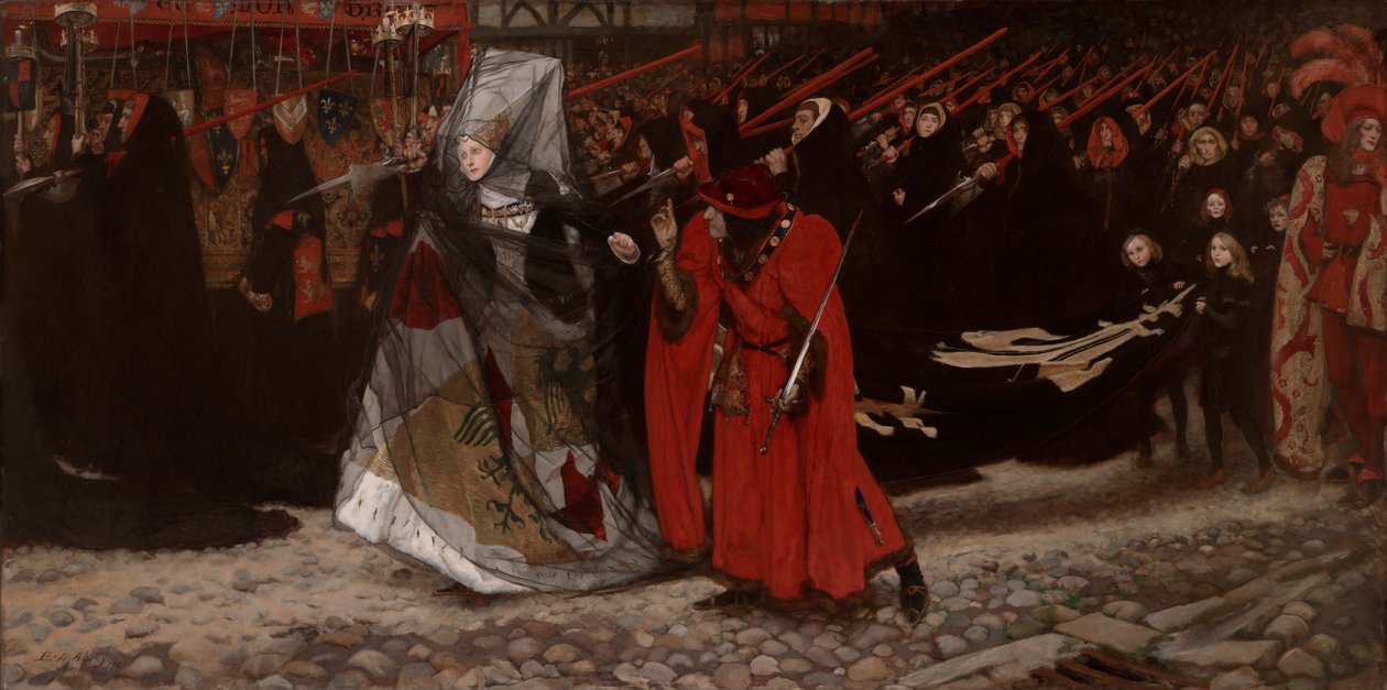 Richard, hertug af Gloucester og Lady Anne af Edwin Austin Abbey