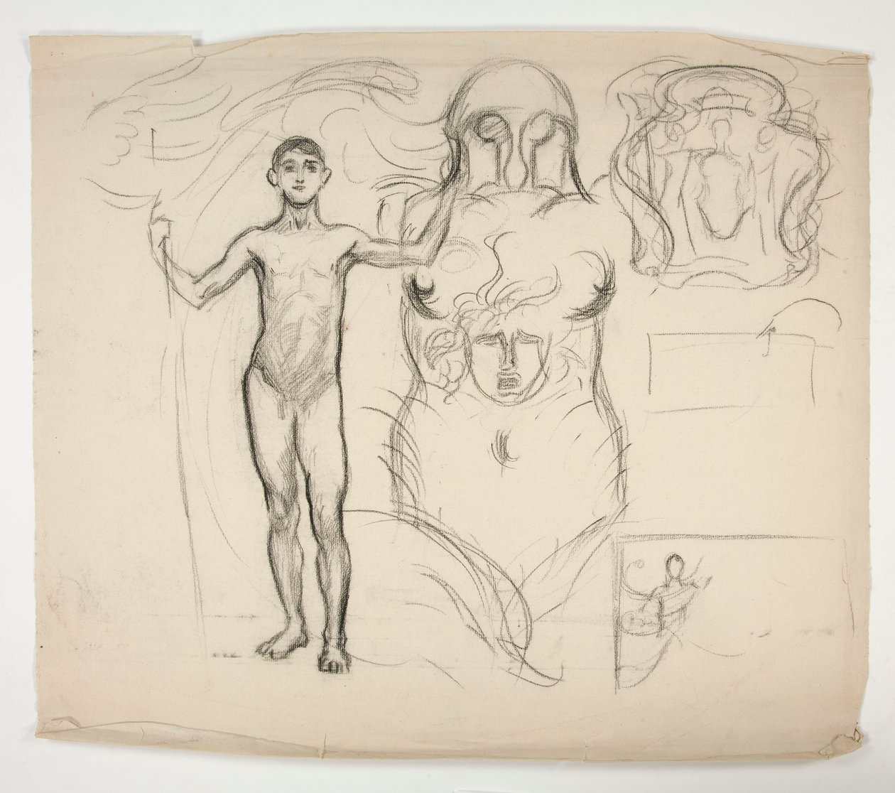 Ark med skitser af Edwin Austin Abbey