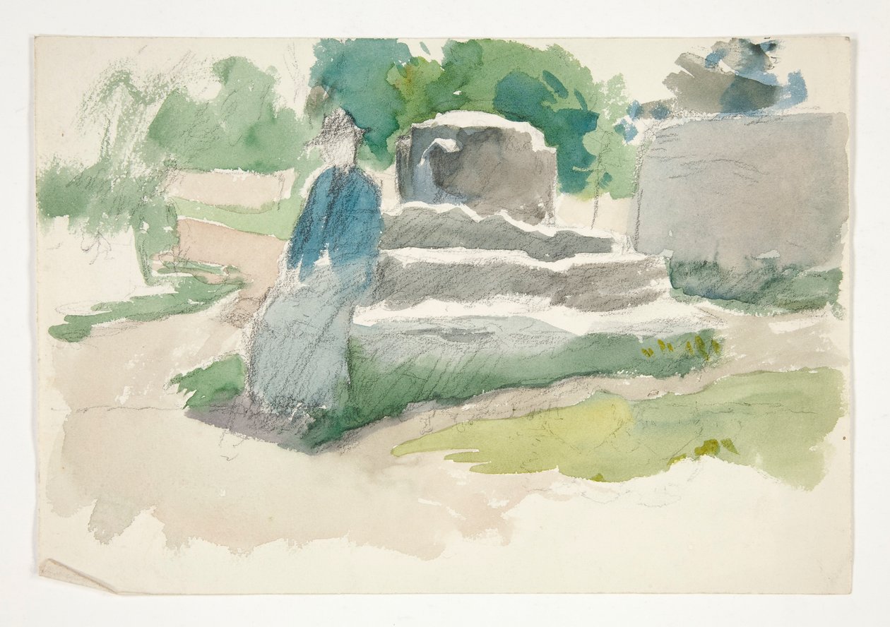 Skitse til af Edwin Austin Abbey