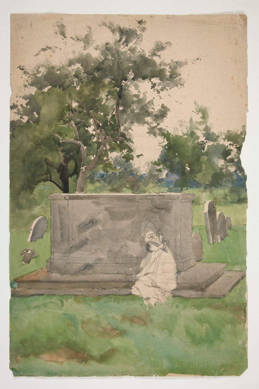 Skitse til af Edwin Austin Abbey