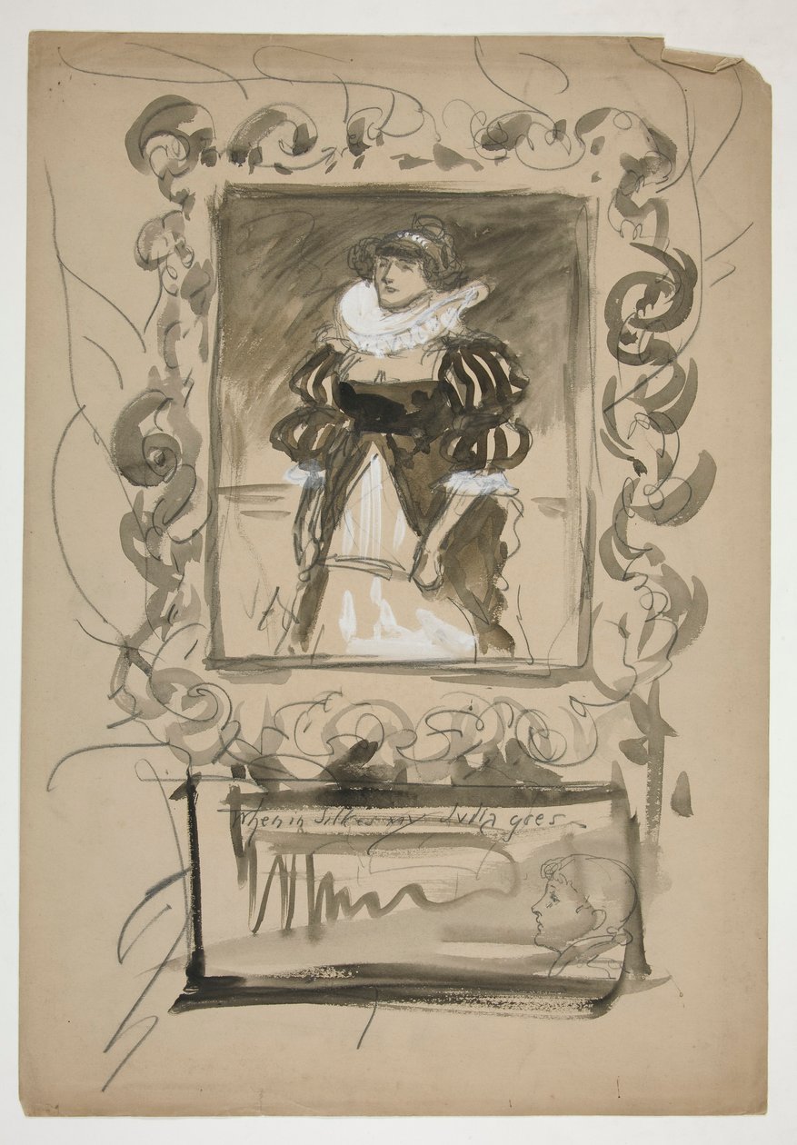 Studer for af Edwin Austin Abbey