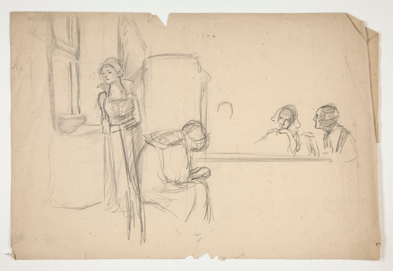 Studer for af Edwin Austin Abbey