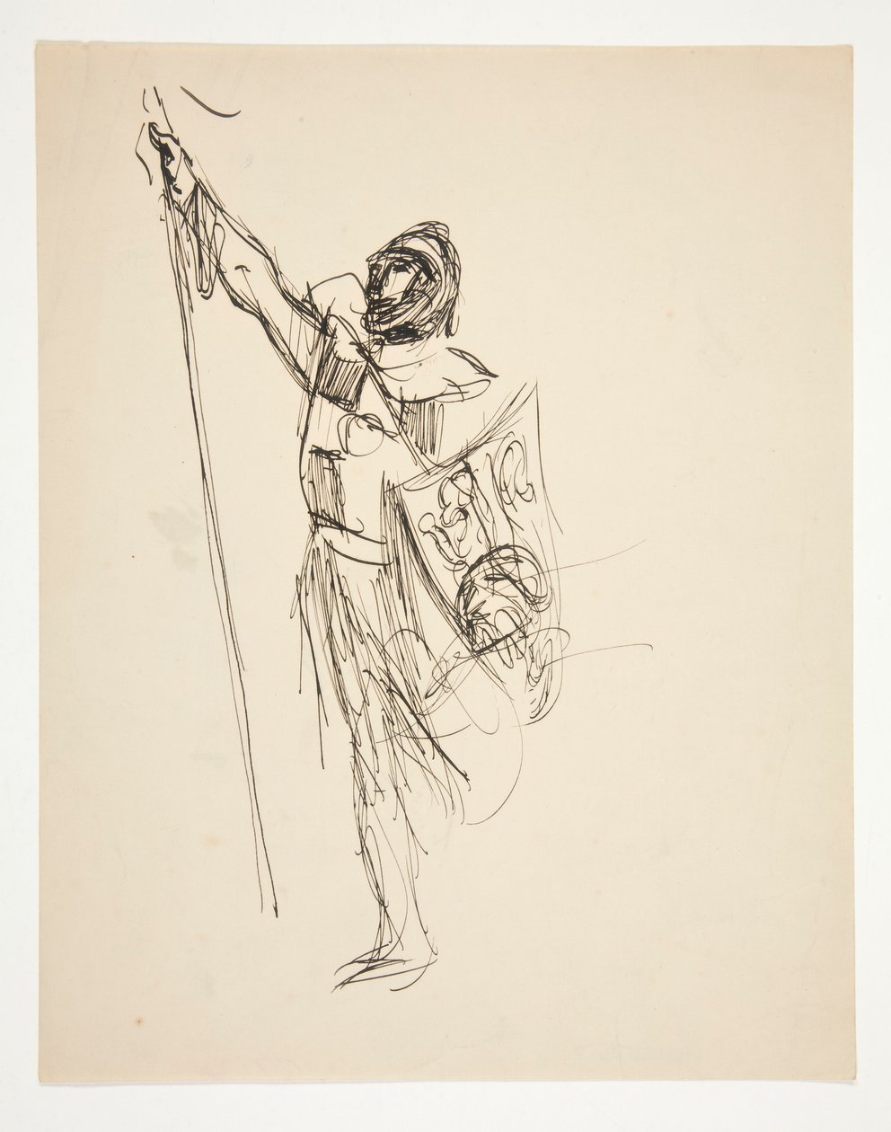 Study for Crusaders Sighting Jerusalem (oliemaleri) af Edwin Austin Abbey