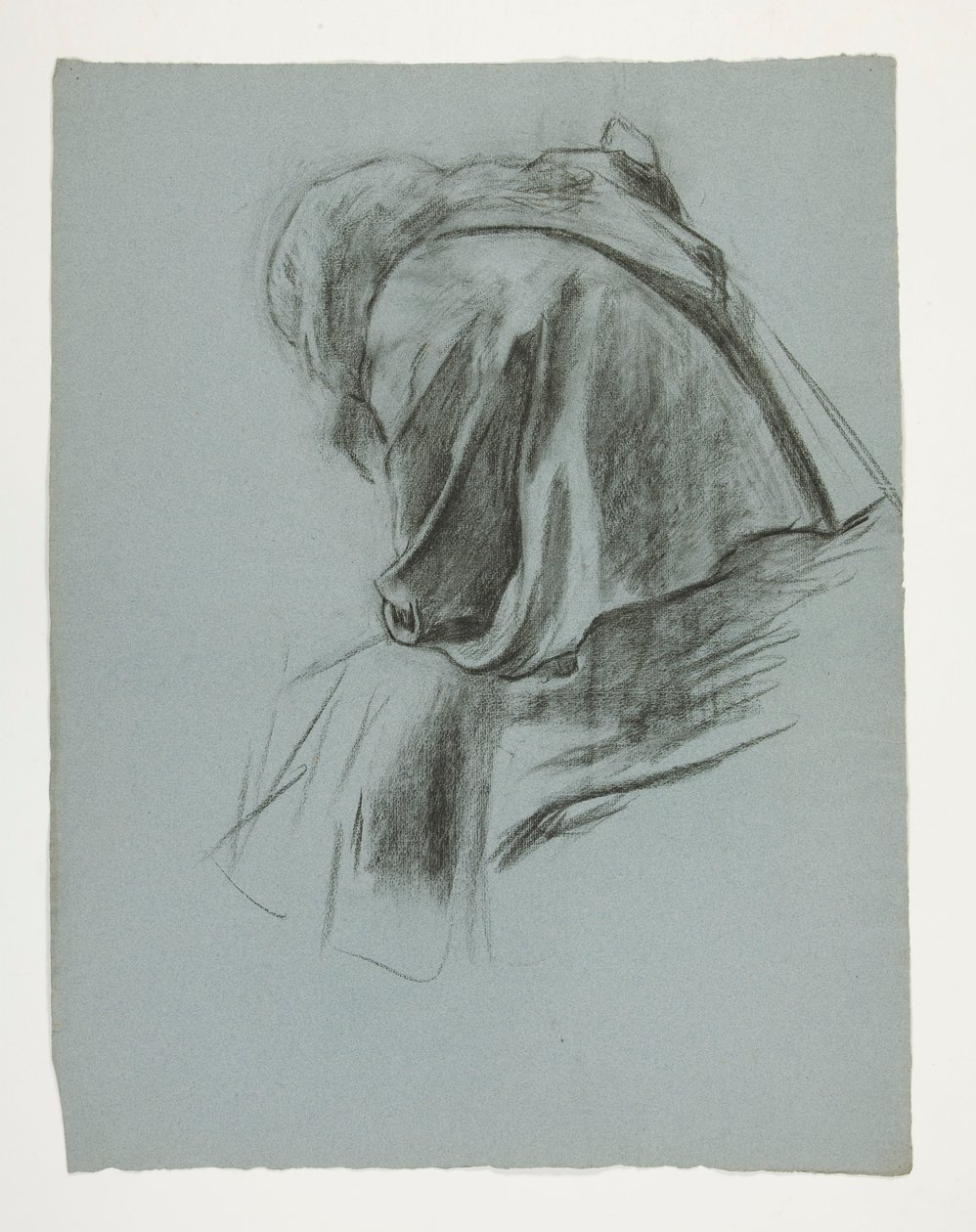 Studie til The Departure, fra The Quest of the Holy Grail (en serie på femten malerier til Boston Public Library, afsluttet i 1901) af Edwin Austin Abbey