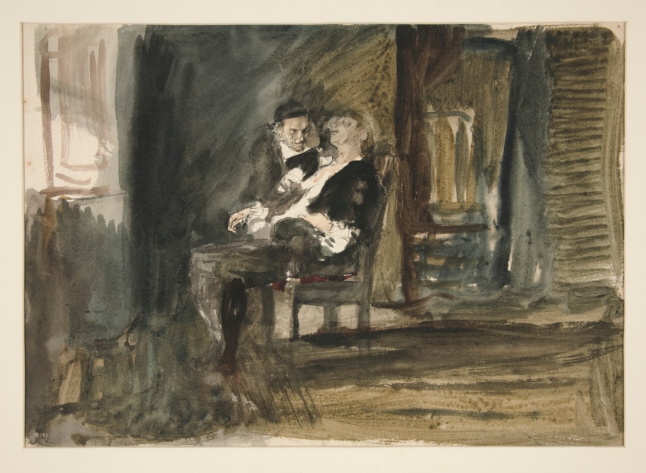 Studie til The Scarlet Letter (oliemaleri) af Edwin Austin Abbey